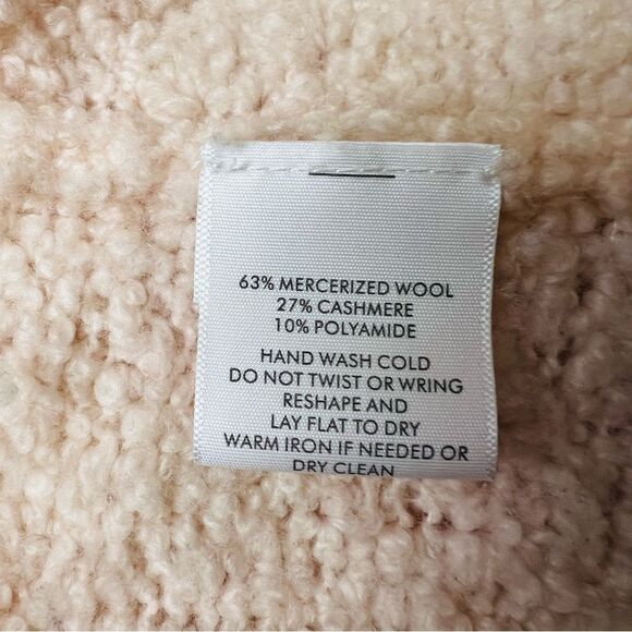 White + Warren Sweater Pink Cashmere Wool  Blend Knit Cozy Size L - Picture 8 of 10